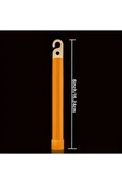 15 cm Turuncu Glow Işık Karanlıkta Parlayan Fosforlu Çubuk Yılbaşı Parti Acil Durum İşaret Çubuğu thumbnail 1