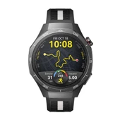 Huawei Watch GT5 Pro 46mm İle Uyumlu SportStripe Örgü Desen Metal Tokalı Silikon Akıllı Saat Kordonu  Siyah thumbnail 4
