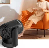 Pepisky 12V 130W Elektrikli Oto Isıtıcı Taşınabilir Elektrikli Isıtma Fanı Cam Kurutma Buğu Çözücü Buğu Çözücü Araba Oto Siyah/Beyaz thumbnail 4