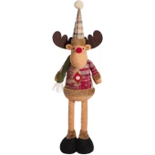 Yılbaşı Yeniyıl Dekorasyonu 60cm Uzayabilen Ren Geyiği Yılbaşı Masası Dekorasyonu Geyik 1 ADET thumbnail 3