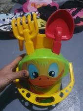 Çocuk plaj kova seti fotoğraftaki set thumbnail 1