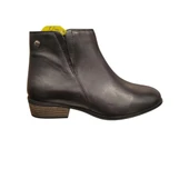 MAMMAMİA D25KB-4605 KISA TOPUK FERMUARLI KADIN DERİ BOT thumbnail 1