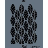 Rich New Seri N-347 Stencil 35x25 cm thumbnail 3