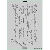 Rich New Seri N-302 Stencil 35x25 cm thumbnail 2