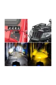 ASTRALED 4 Ledli Beyaz-Sarı Delici LED Sis Farı Off Road Kamyon Tır Forklift 12-24V Uyumlu (1 Adet) thumbnail 2