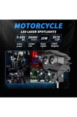 ASTRALED 1 ADET Motosiklet Atv Utv Scooter Led Lazer Sis Farı Delici Beyaz Sarı Çift Renk 12 -80 Volt thumbnail 4