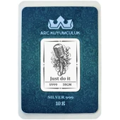 Hediyeye Özel 10 Gram Mikrofon Temalı 999 Ayar Gümüş ile Üretilmiş Gümüş Külçesi-747 thumbnail 1