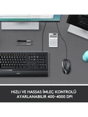 Logitech M500S 4.000 DPI Gelişmiş USB Kablolu Mouse - Siyah thumbnail 2