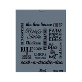 Rich New Seri N-499 Stencil 35x25 cm thumbnail 2