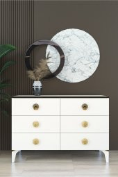Tocco 1053 İpek 6 Çekmeceli 120 cm Mega Şifonyer - 2