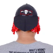 Lateks Şapkalı Gözlüklü Beyaz Maske thumbnail 4