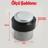 Metal Krom Tırtıklı Kapı Tamponu Kapı Çarpmasını Önleyen Duvar Koruyucu Dayanıklı Kapı Stoperi thumbnail 2