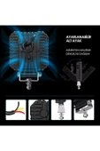 ASTRALED 16 Ledli Piksel Model Off Road Sis Farı Beyaz-Turuncu 2 Mod Çakarlı Çalışma Lambası 12-24 Volt thumbnail 3