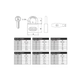 Kale 50 mm Sarı Pirinç Asma Kilit KD-001/10-250 thumbnail 6