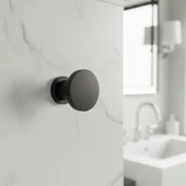 Alex Lüks Askı Mat Siyah Metal Askılık Banyo Mutfak Salon Askısı Şık Tasarım Dayanıklı Kullanım thumbnail 6