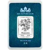 Kaplan Temalı Hediyeye Özel 5 Gram 999 Ayar Gümüş ile Tasarlanmış Gümüş Külçesi-750 thumbnail 1