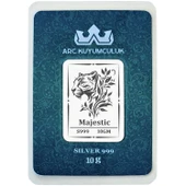 999 Ayar Gümüş ile Üretilmiş Kaplan Temalı Hediyeye Özel 10 Gram Gümüş Külçesi-750 thumbnail 1