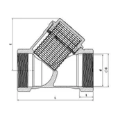 2 1/2 Filtre Pislik Tutucu Pirinç thumbnail 2