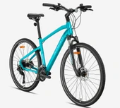 KRON TX 300 28 JANT 18 VİTES HİDROLİK DİSK FREN 20" YENİ CUES SİSTEM MAT TURKUAZ-MAVİ GREENWAY BİSİKLET) thumbnail 2