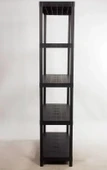 5 Katlı Plastik Raf  31x93x210 Cm - Depo, Arşiv, Kiler, Dosya, Market, Bakkal Rafı thumbnail 2