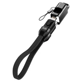 S-link Armor CL-020 30W 20 cm Type-C to Lightning PD Örgülü Metal Başlıklı Siyah Hızlı Şarj Kablosu thumbnail 2