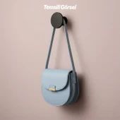 Alex 70 mm Lüks Askı Mat Siyah Metal Askılık Banyo Mutfak Salon Askısı Tasarım Dayanıklı Kullanım thumbnail 8