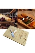 Yakut 12362 Bambu 3 Prç Peynir Sunum Tahtası thumbnail 1
