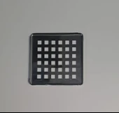 KROM YER SİFONU SÜZGECİ / KROM YER SİFONU KAPAĞI KARE 9,5 cmX9,5 cm thumbnail 1