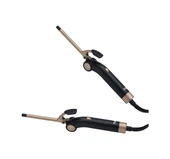 Yui KB3038 Afro Dalga 9 MM Seramik Plaka Katlanabilir Kıvırcık Saç Şekillendirici Maşa Siyah thumbnail 1