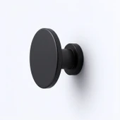 Alex 70 mm Lüks Askı Mat Siyah Metal Askılık Banyo Mutfak Salon Askısı Tasarım Dayanıklı Kullanım thumbnail 1