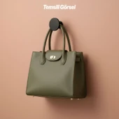 Alex 70 mm Lüks Askı Mat Siyah Metal Askılık Banyo Mutfak Salon Askısı Tasarım Dayanıklı Kullanım thumbnail 2