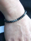 Erkek Doğal Taş Bileklik Oniks Hematit Taşı oaheb3 thumbnail 1