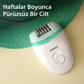Philips BRE245/05 Satinelle Essential Kompakt Epilatör Yeşil thumbnail 5