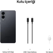 Samsung Galaxy S25 Edge 512 GB Titanyum Gece Siyahı (Samsung Türkiye Garantili) thumbnail 2