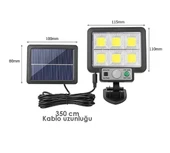 Powermaster Solar Duvar Lambası (JX-F72) thumbnail 2