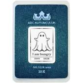 999 Ayar Gümüş ile Üretilmiş Ruh Temalı Hediyeye Özel 10 Gram Gümüş Külçesi-758 thumbnail 1