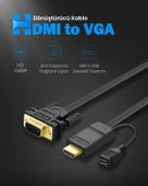 UGREEN HDMI to VGA Dönüştürücü Kablo 1.5m, 30449 thumbnail 4