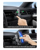 UGREEN Magsafe 15W Kablosuz Araç İçi Hızlı Şarj Cihazı, Otomatik Sensörlü Tutucu, Siyah, 40118 thumbnail 3