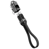 S-link Armor CC-020 60W 20 cm Type-C to Type-C PD Örgülü Metal Başlıklı Siyah Hızlı Şarj Kablosu thumbnail 5