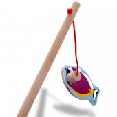 Ahşap Balık Tutma Oyunu 2 Oltalı Kare - 4