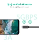 UGREEN MT01925 Thunderbolt 3 Type-C Erkek to Type-C Dişi Uzatma Kablosu 50 cm, 40574 thumbnail 5