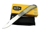 Buck Knives BK-009WY Kamp Çakı 23 cm - Sedef & Metal Saplı, Kılıflı, Kutulu thumbnail 1