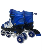 Rookie Ayarlanabilir Ayak Numaralı Işıklı Çantalı Paten 35-38 Numara Mavi thumbnail 3