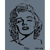 Rich New Seri N-420 Stencil 35x25 cm thumbnail 1