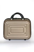 Polo&Sky Altuğ Model Gold Renk Abs Makyaj Çantası El Valizi thumbnail 2
