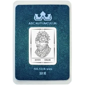 Hediyeye Özel 10 Gram Van Gogh Temalı 999 Ayar Gümüş ile Üretilmiş Gümüş Külçesi-771 thumbnail 1