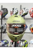 AXXIS DRAKEN S SOLID A6 MATT GREEN KASK thumbnail 3