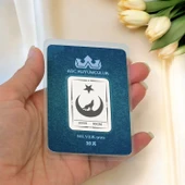 Hediyeye Özel 10 Gram Türkiye ve Kurt Temalı 999 Ayar Gümüş ile Üretilmiş Gümüş Külçesi-769 thumbnail 2