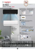 Hantech H-Pro Siyah Cam Panel A++ (Wi-Fi + Montaj Dahil) 18.000 Btu/h Duvar Tipi Inverter Klima thumbnail 5