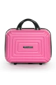 Polo&Sky Altuğ Model Pembe Renk Abs Makyaj Çantası El Valizi thumbnail 1